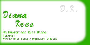 diana kres business card